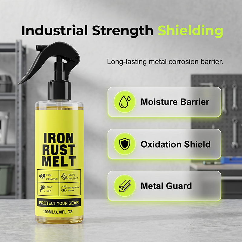 🛠Factory direct sale, genuine 50% off！✨One-click remove old rust！Iron Rust Melt Spray