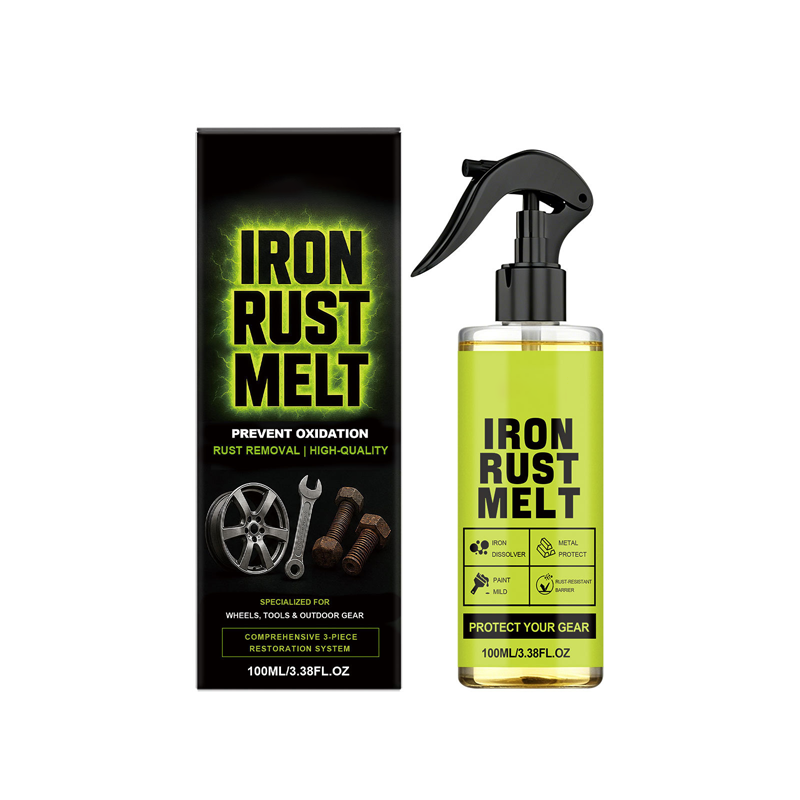 🛠Factory direct sale, genuine 50% off！✨One-click remove old rust！Iron Rust Melt Spray