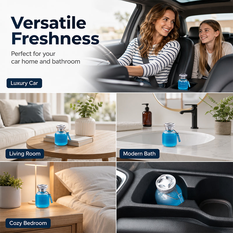 ⏰🎉Limited-time Offer: 50% OFF!🎉—Long Lasting Car Perfume, Mild Natural Fragrance Auto Air Freshener, Effective Odor Eliminator, Compact Decorative Car Scent for Dashboard