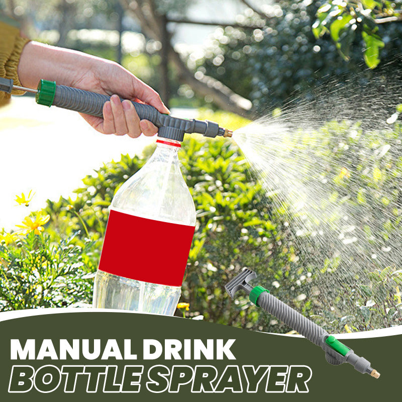 Manual Drink Bottle Sprayer with Adjustable Nozzle