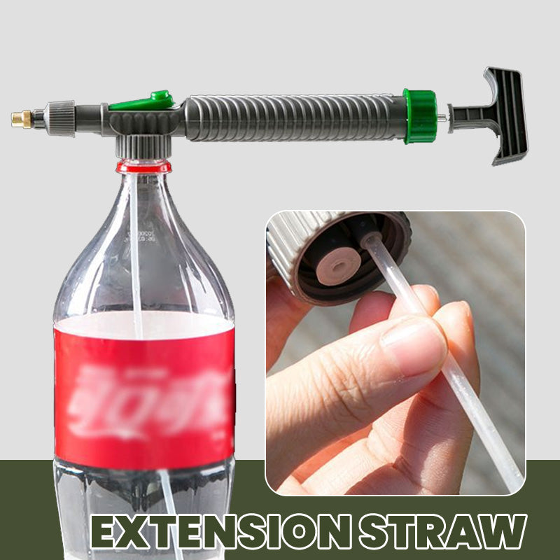 Manual Drink Bottle Sprayer with Adjustable Nozzle