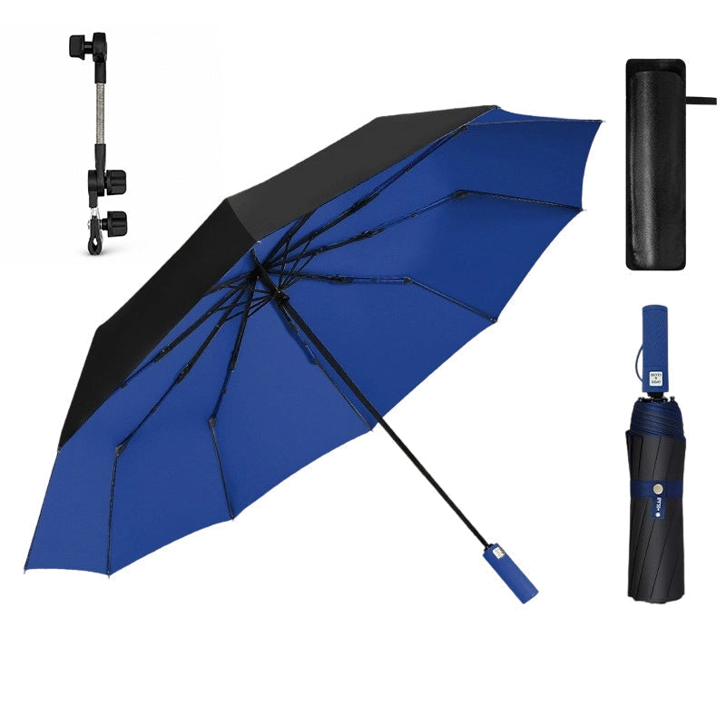 ☔🌞 50% OFF! 🌂 Large Automatic Sun & Rain Umbrella – 125cm Extra-Large Canopy, UV-Resistant & Quick-Dry – Perfect for British Weather All Year Round ✨
