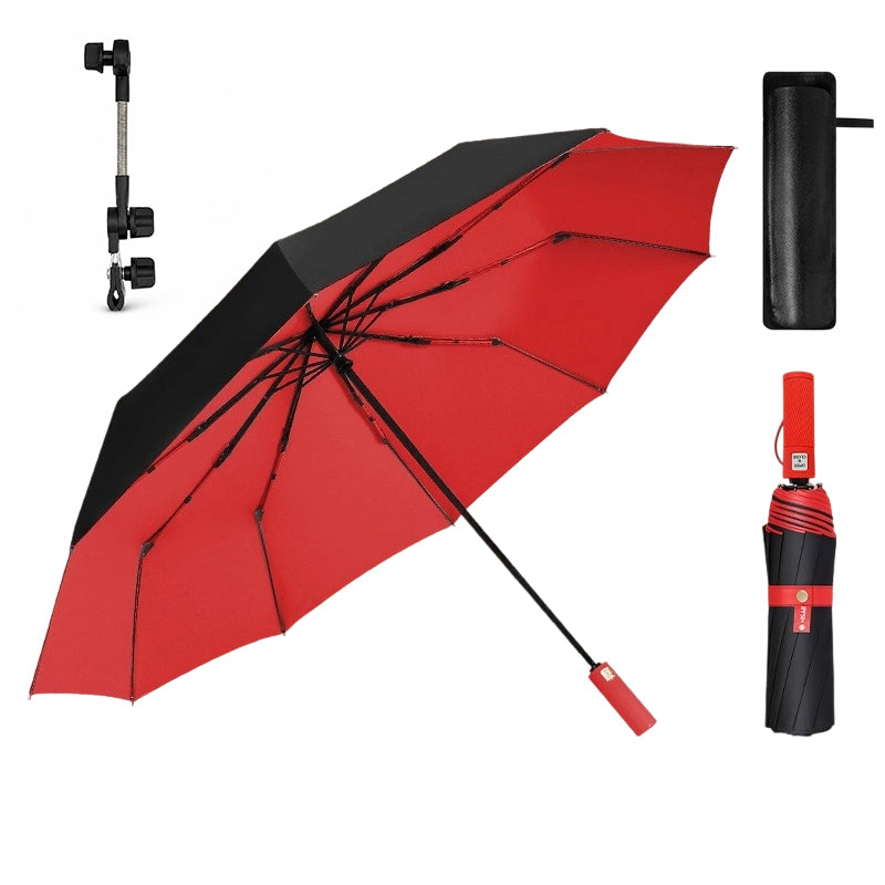 ☔🌞 50% OFF! 🌂 Large Automatic Sun & Rain Umbrella – 125cm Extra-Large Canopy, UV-Resistant & Quick-Dry – Perfect for British Weather All Year Round ✨