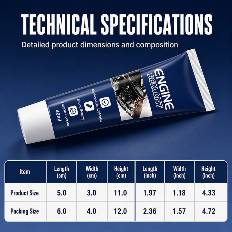 ⚙️Automotive Engine High Temperature Sealant 🔥Multi-Purpose Permanent Leak Sealing 🛠️Easy DIY Car Repair