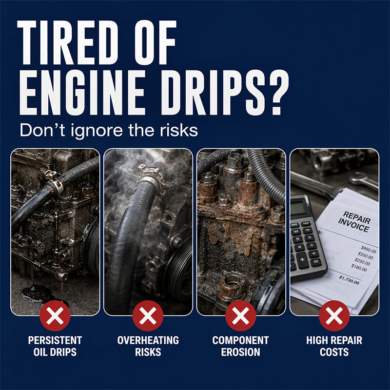 ⚙️Automotive Engine High Temperature Sealant 🔥Multi-Purpose Permanent Leak Sealing 🛠️Easy DIY Car Repair