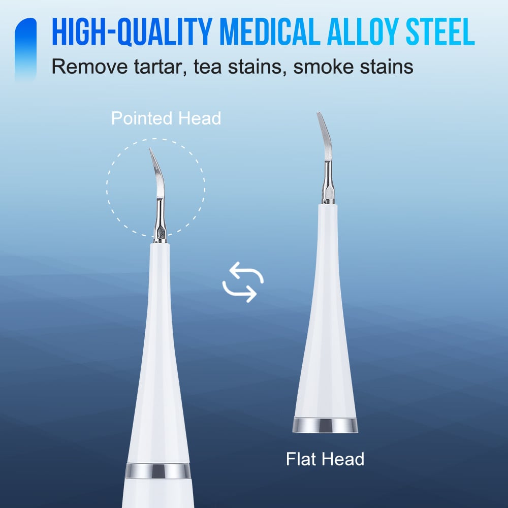 💎Surprise Price ￡9.99!!🦷✨Electric Ultrasonic Dental Scaler for Tartar and Plaque Removal