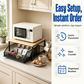 📦 50% Off!  2-Tier Kitchen Microwave Stand with Slide-Out Storage Drawer