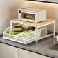 📦 50% Off!  2-Tier Kitchen Microwave Stand with Slide-Out Storage Drawer