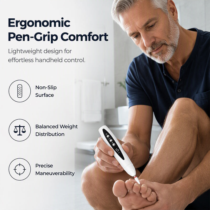 ⏰🎉Limited-time Offer: 50% OFF!🎉—2-in-1 Electric Nail Drill with UV Gel Light Portable Manicure Pedicure Kit