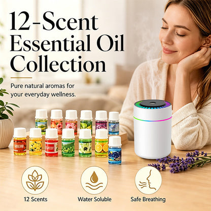 🔥Limited Time 50% OFF! 🎁12-Pack Water Soluble Essential Oils Set