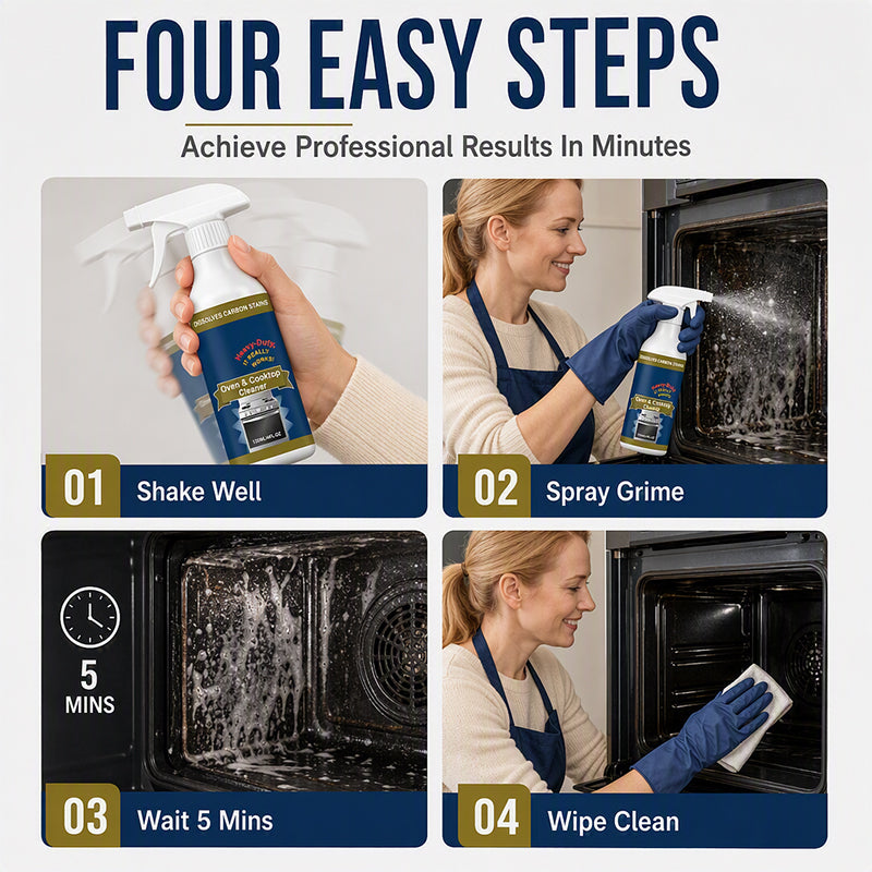 💥 LAST DAY 50% OFF 🔥BUY 2 GET 1 FREE🌻Heavy Duty Oven & Cooktop Cleaner Spray
