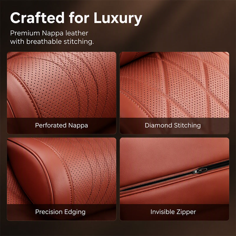 🚗💤 Relieve Driving Fatigue! Universal Memory Foam Car Headrest Neck Pillow, Ergonomic Support Auto Neck Cushion for Long Road Trips