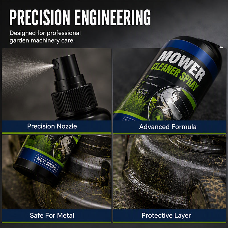 🌿50% OFF NOW ! ✨Heavy Duty Mower Cleaner Degreaser – Cleaning & Maintenance Shield, Remove Gunk, Invisible Protective Barrier for Garden Lawn Equipment