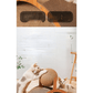 🏆 Last Day Special Price £8.99! ⏳Sisal Cat Scratcher Ball with Cardboard Pad, 2‑in‑1 Cat Scratching Toy