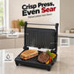 ⏰ LIMITED TIME 50% OFF! 🔥Electric Sandwich Press and Panini Maker with 180-Degree Flat Grill