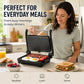 ⏰ LIMITED TIME 50% OFF! 🔥Electric Sandwich Press and Panini Maker with 180-Degree Flat Grill