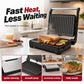 ⏰ LIMITED TIME 50% OFF! 🔥Electric Sandwich Press and Panini Maker with 180-Degree Flat Grill