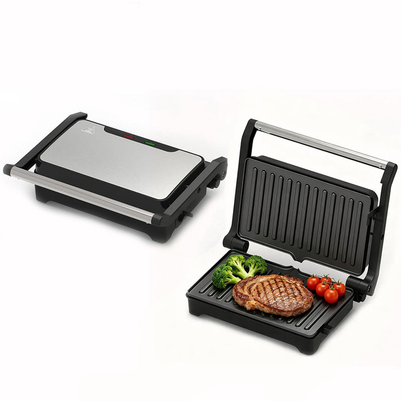 ⏰ LIMITED TIME 50% OFF! 🔥Electric Sandwich Press and Panini Maker with 180-Degree Flat Grill
