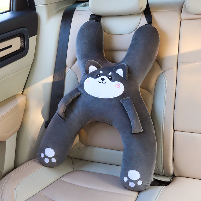 🚗Kids H‑Shape Car Travel Neck Pillow 🐼