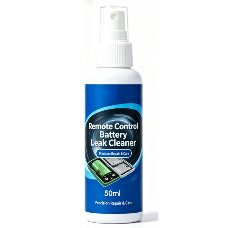🔋50% OFF NOW! Remote Control Battery Leakage Cleaner, Precision Nozzle Electronic Contact Cleaning Spray, Rapidly Dissolve Battery Corrosion & Restore Conductivity for Household Battery‑Powered Gadgets