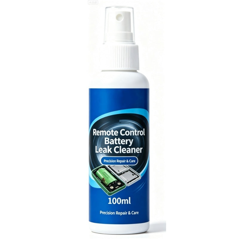 🔋50% OFF NOW! Remote Control Battery Leakage Cleaner, Precision Nozzle Electronic Contact Cleaning Spray, Rapidly Dissolve Battery Corrosion & Restore Conductivity for Household Battery‑Powered Gadgets