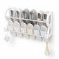 👟50% OFF NOW! Drill‑Free Wall‑Mounted Shoe Rack‑Vertical Space‑Saver Carbon Steel Shoe Organizer, Anti‑Rust No‑Drill Storage Rack for Entryway Bathroom & Closet