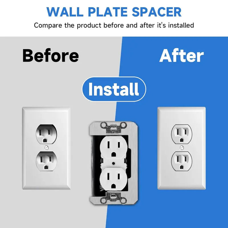 🔌 Metal Wall Plate Spacer For Uneven Electrical Outlet Boxes ✨