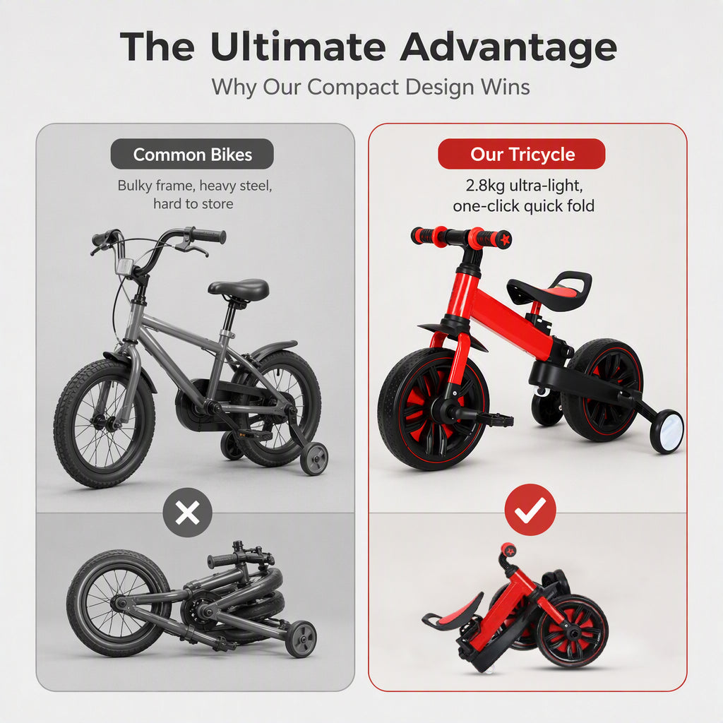 🚲 50% OFF NOW! 🌈 3-in-1 Tricycle & Balance Bike for Kids – Playful, Stable & Adaptable 👶✨