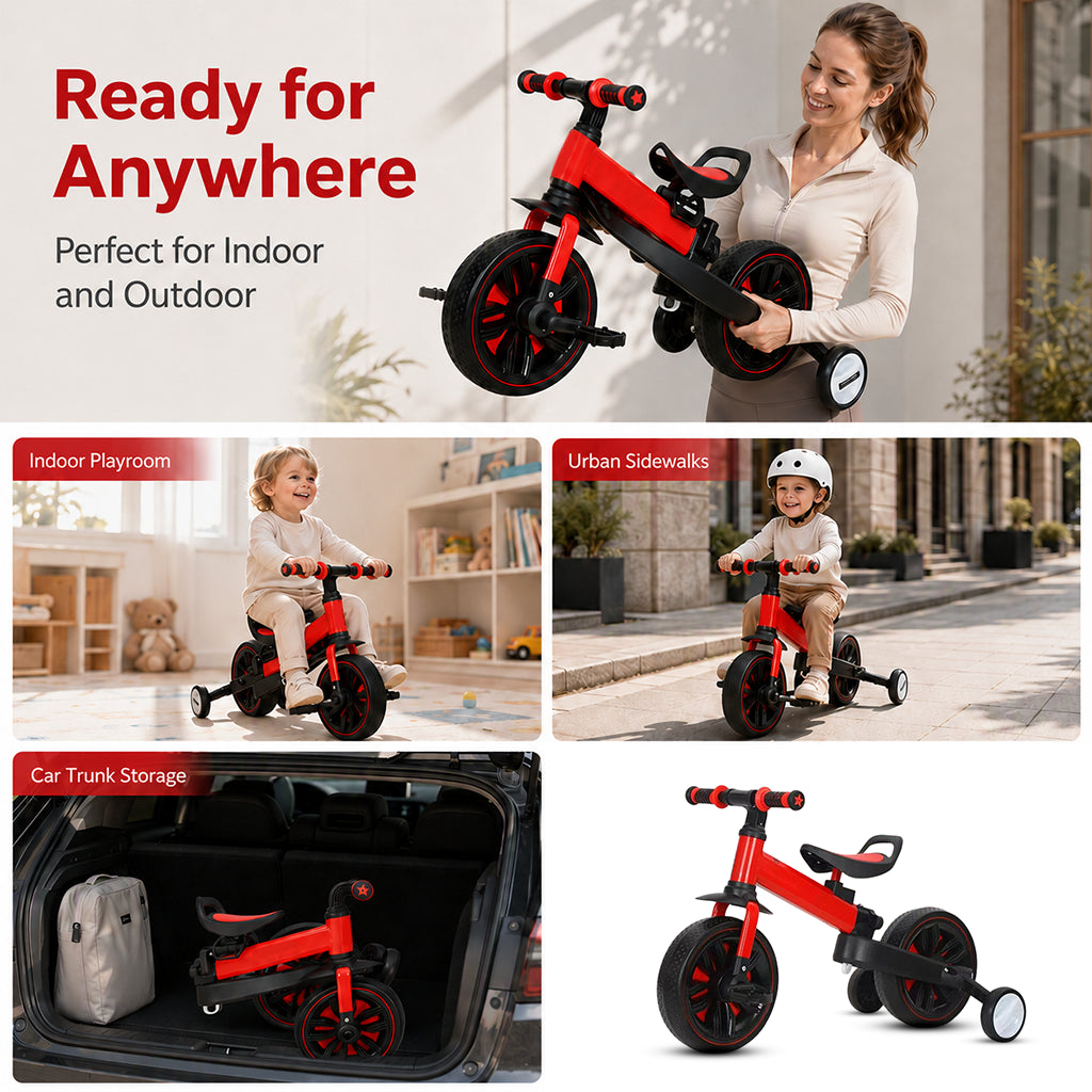 🚲 50% OFF NOW! 🌈 3-in-1 Tricycle & Balance Bike for Kids – Playful, Stable & Adaptable 👶✨