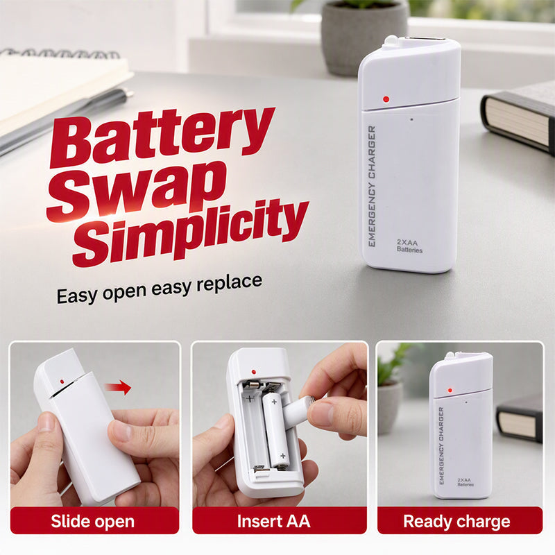 ⏳ Last Day Special Price £9.99! 🔋Portable Emergency Phone Charger🎒Lightweight Backup Power for Outdoor & Commute