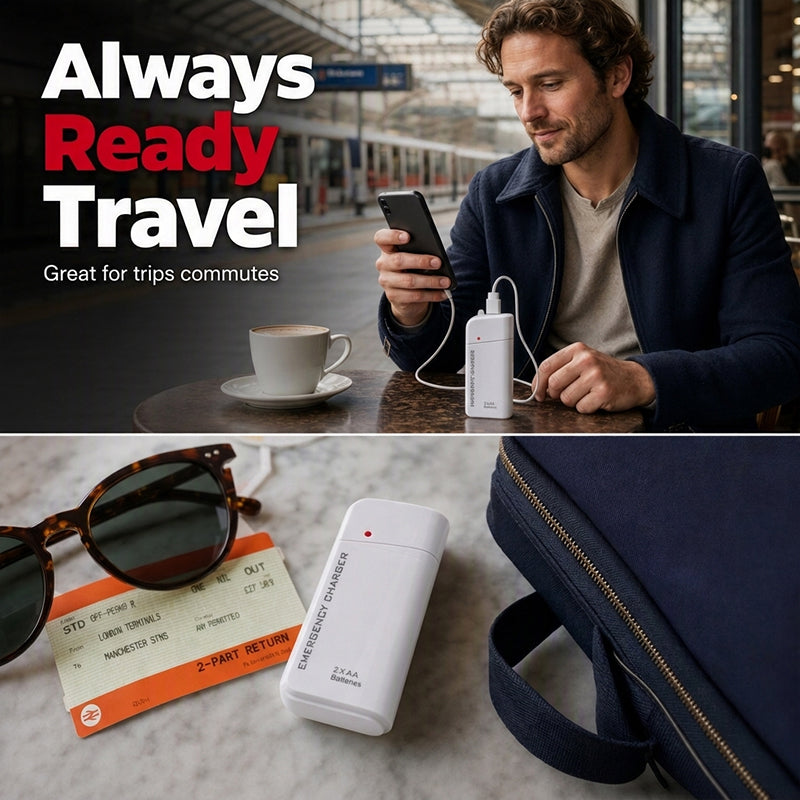 ⏳ Last Day Special Price £9.99! 🔋Portable Emergency Phone Charger🎒Lightweight Backup Power for Outdoor & Commute