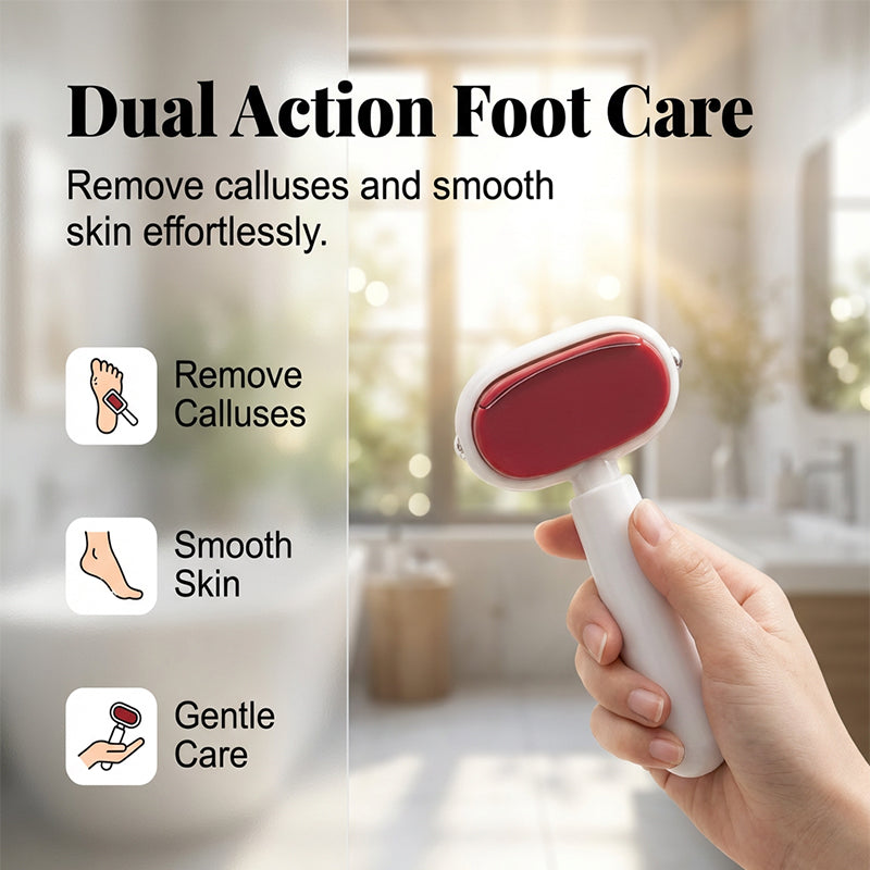 📢📢50% OFF !! ⏰Double-Sided Foot Scraper for Callus Removal