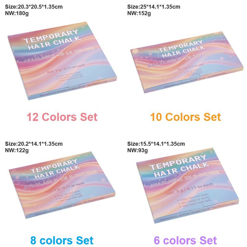 📢📢50% OFF !! ⏰Temporary Hair Chalk Set for Girls