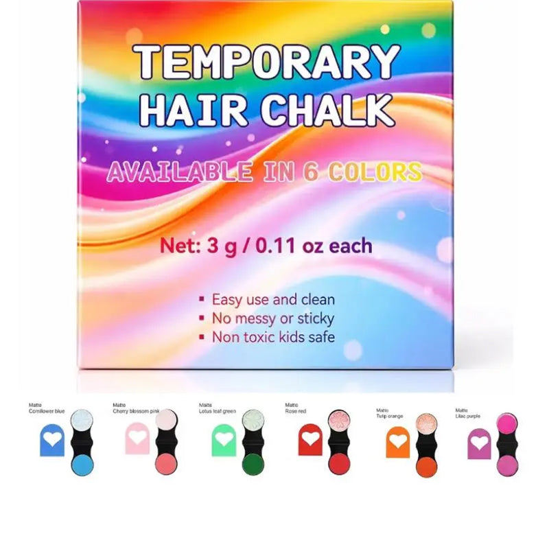 📢📢50% OFF !! ⏰Temporary Hair Chalk Set for Girls