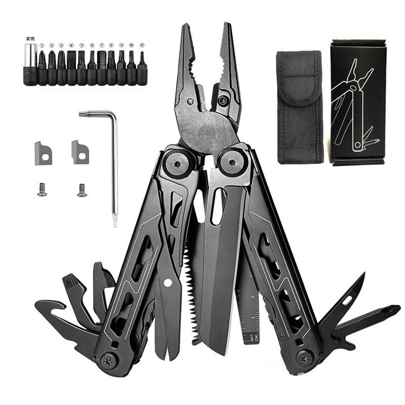 📢📢50% OFF !! ⏰Portable Folding Multi-Tool Pliers with Pouch