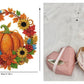 🎃Halloween Sale🍂 Pumpkin wreath with a diamond pattern to hang up – Complete DIY kit