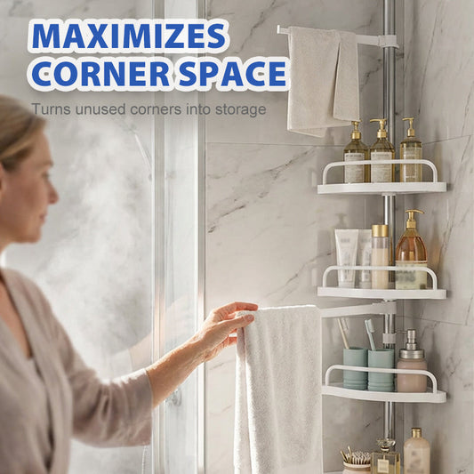 Adjustable Telescopic Corner Shower Caddy