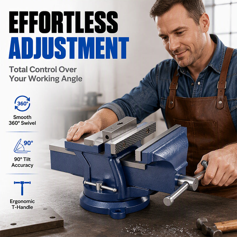 📢📢50% OFF !! ⏰Wide-Opening Bench Vise