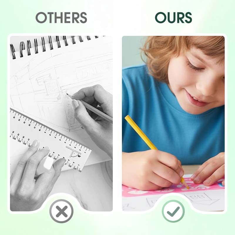 Stencil Drawing Set for Kids