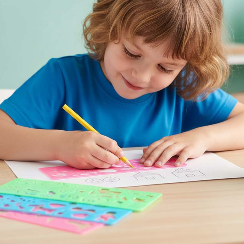 Stencil Drawing Set for Kids