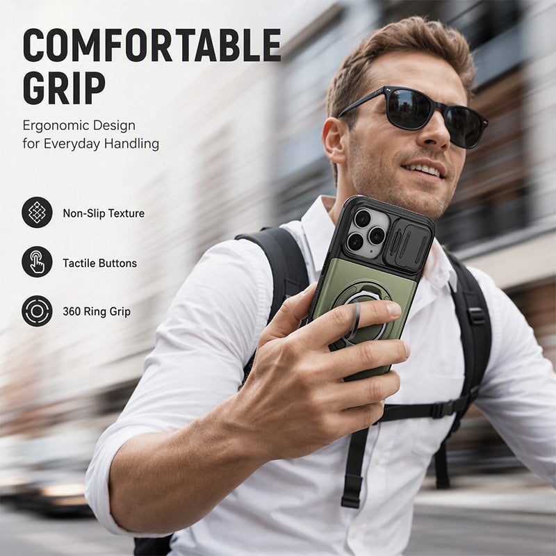📱 2-in-1 Shockproof IPhone Case with Card Holder
