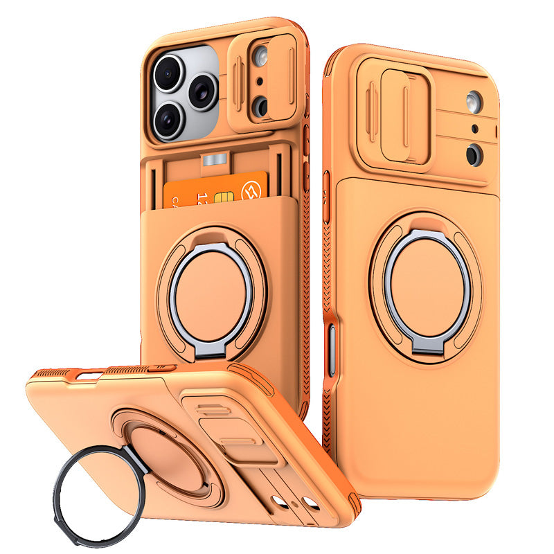 📱 2-in-1 Shockproof IPhone Case with Card Holder