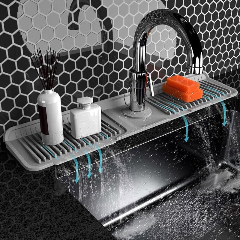 Quick-Dry Faucet Mat for Kitchen Sink