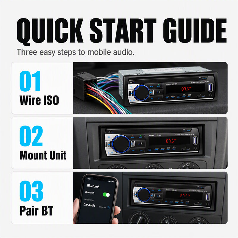 🎵Bluetooth Car Radio