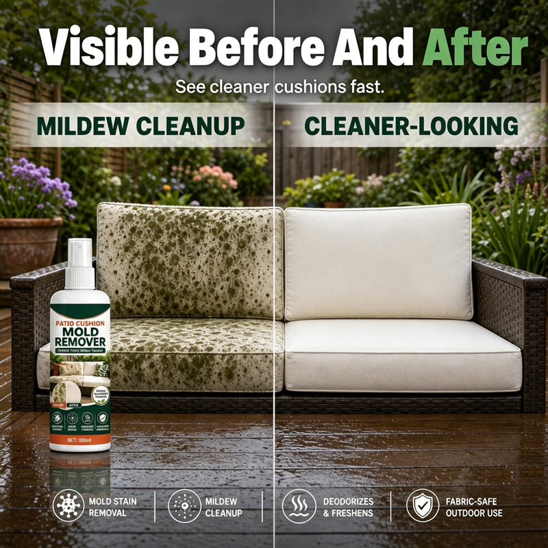 🏆 Last Day Special Price £9.78! 🔥Buy 2 Get 1 Free🎁Patio Cushion Mold Remover Spray