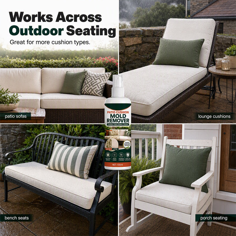 🏆 Last Day Special Price £9.78! 🔥Buy 2 Get 1 Free🎁Patio Cushion Mold Remover Spray