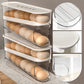Double Auto Rolling Egg Organizer for Refrigerator Side Door
