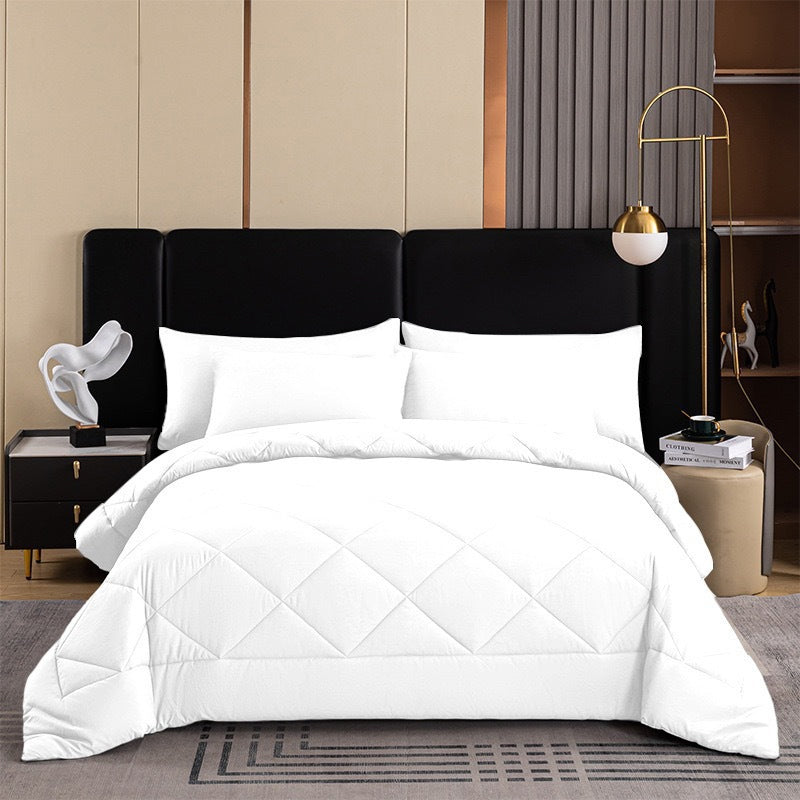 ⏳LIMITED-TIME 50% OFF! 💐3-Piece Quilted Comforter Set with Shams⏰