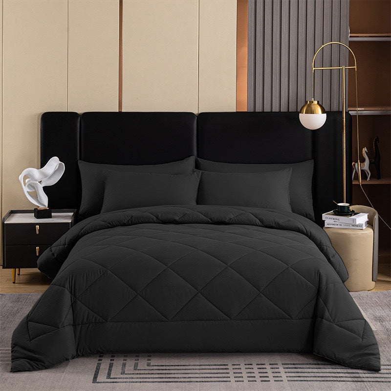 ⏳LIMITED-TIME 50% OFF! 💐3-Piece Quilted Comforter Set with Shams⏰
