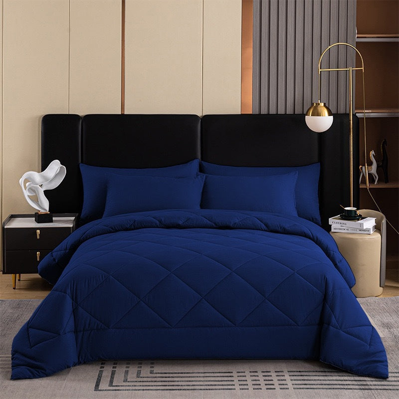 ⏳LIMITED-TIME 50% OFF! 💐3-Piece Quilted Comforter Set with Shams⏰